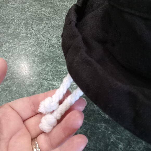 Scala Bucket Hat One Size White Sun Hat Beach Travel Drawstring Packable Cotton - Picture 3 of 11